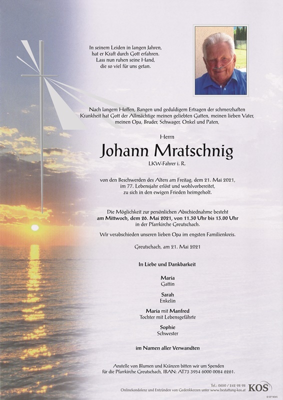 Johann Mratschnig